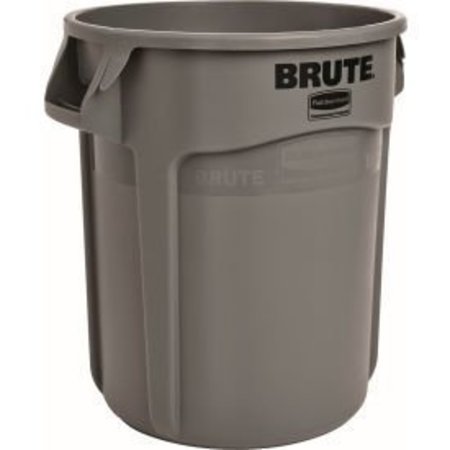 Rubbermaid Commercial Rubbermaid Brute® 2610 Trash Container 10 Gallon - Gray FG261000GRAY
